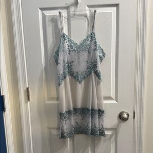 Wacoal Teal Lace Chemise